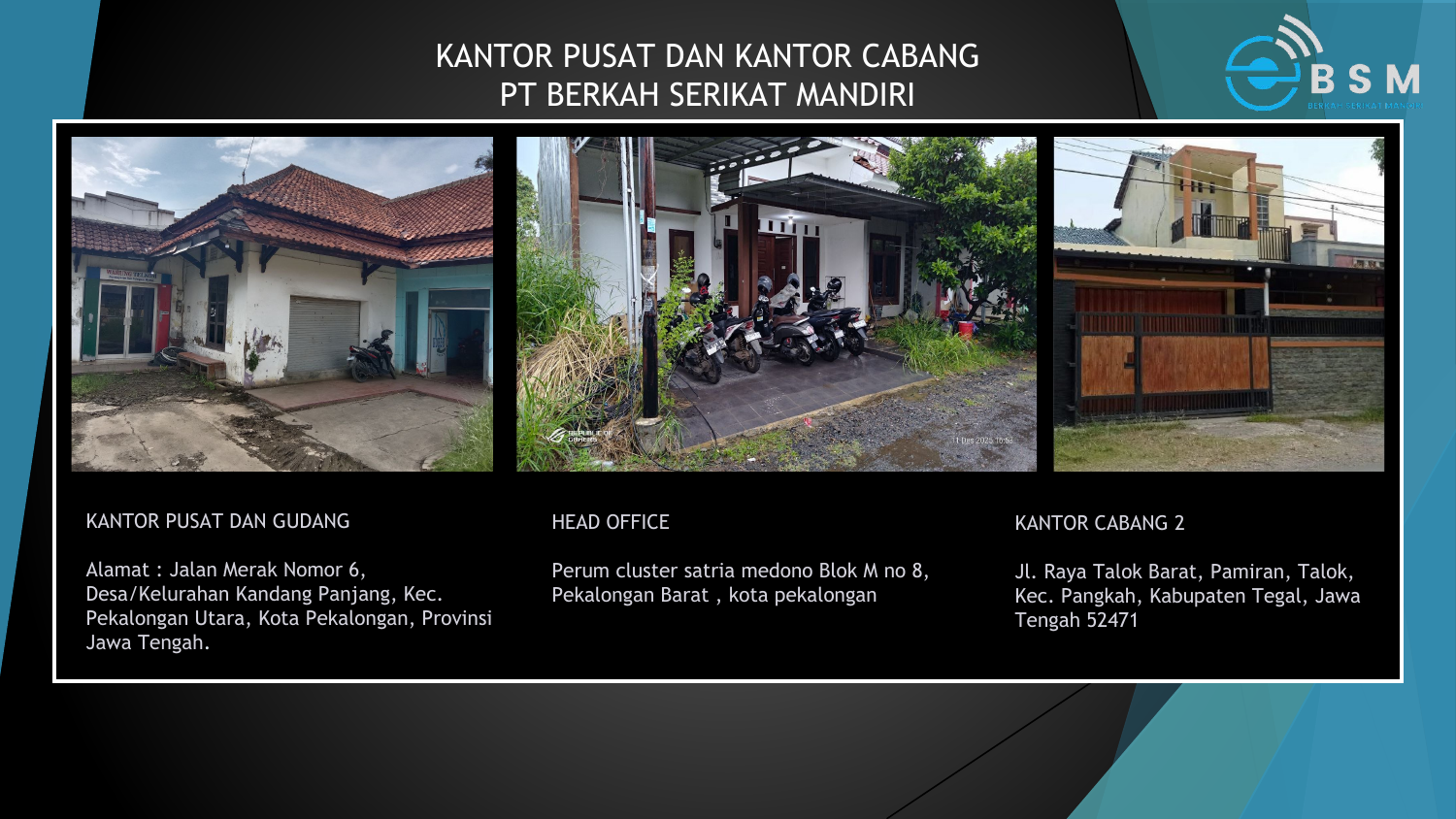 Kantor Pusat & Gudang Sentral BSM